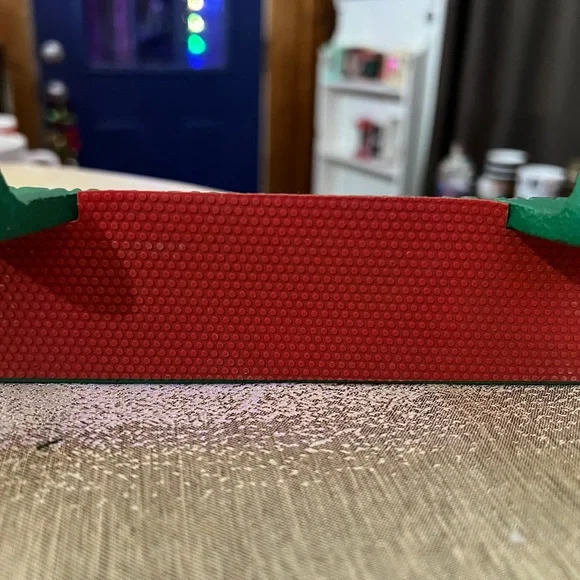 Mary Engelbreit Cast Iron Santa and Reindeer Double Stocking hanger New Vintage - Picture 8 of 10